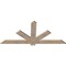 Ekena Millwork Kennewick Smooth Timber Gable Bracket, Douglas Fir, 72"W x 33"H x 1 1/2"D x 5 1/2"F, 11/12 Pitch GBW072X33X0206KEN00SDF - alternate 5
